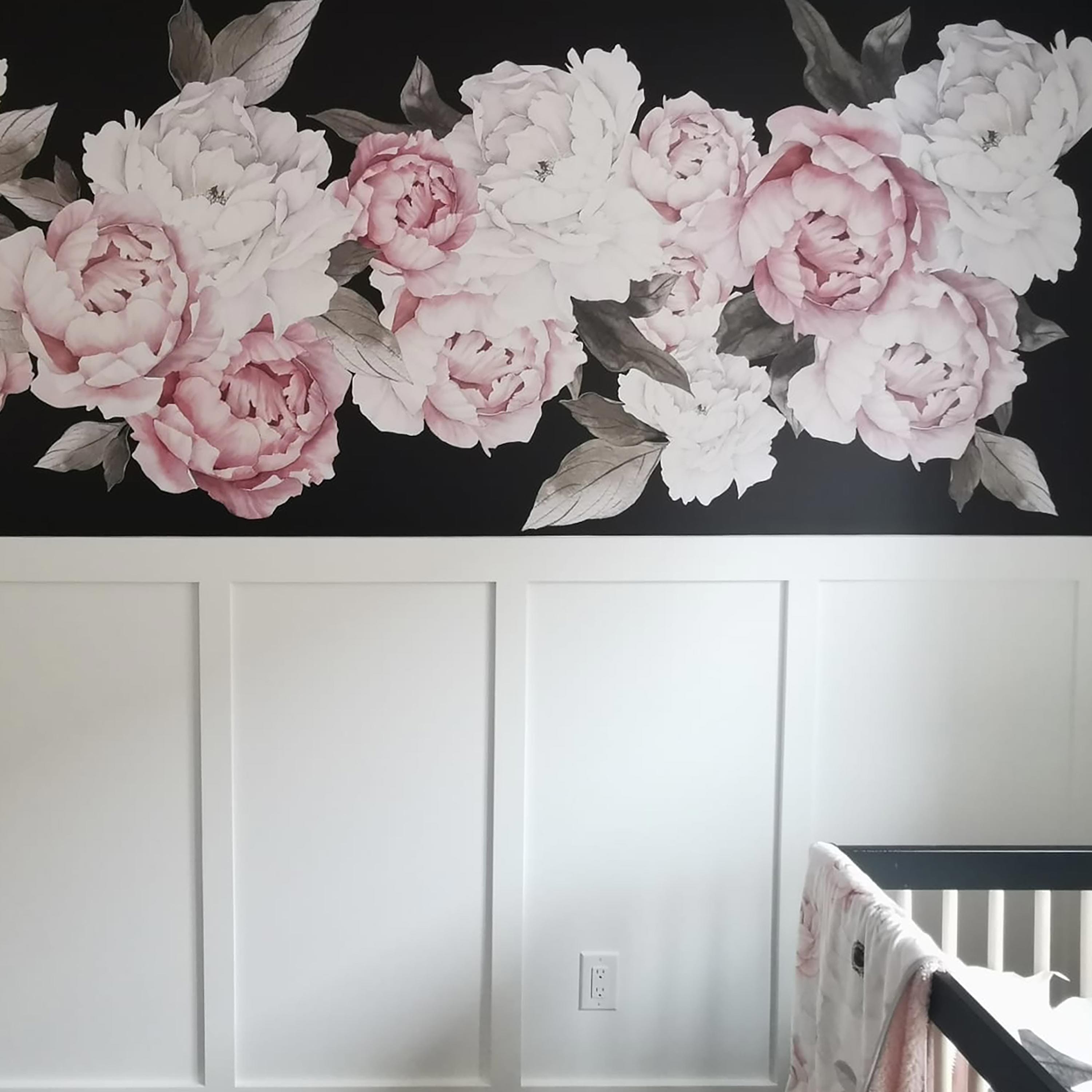 Bold Decor: Wall Decals on Colored Walls for a Unique Look