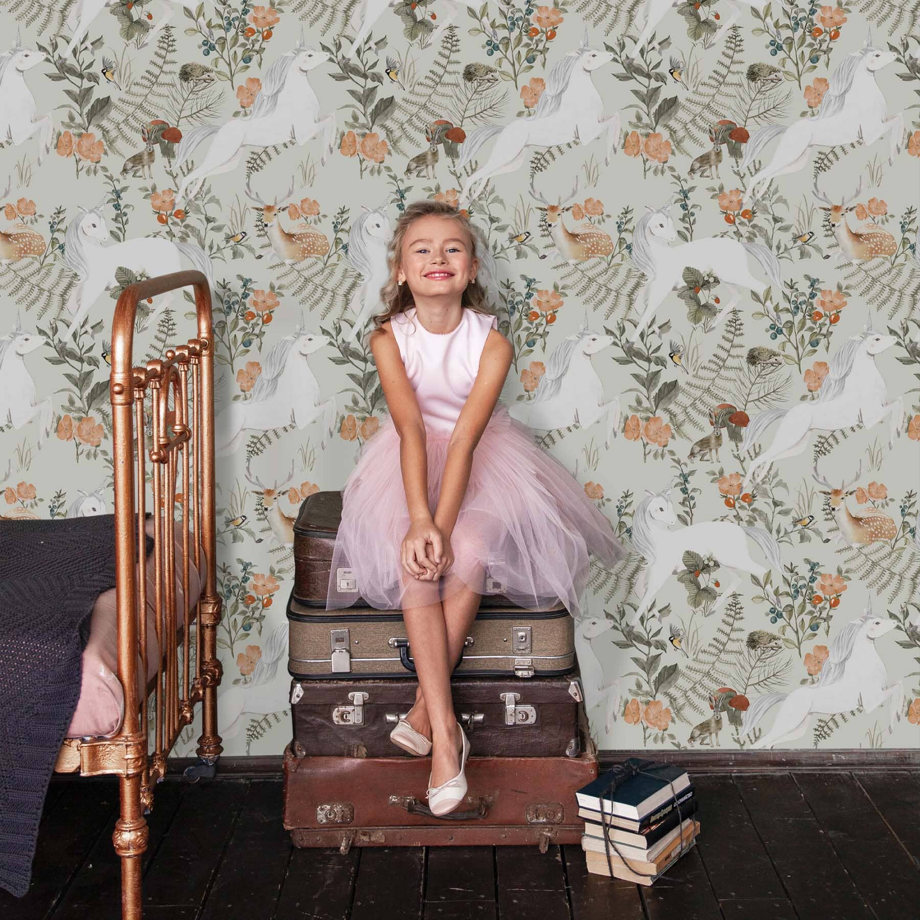 Enchant Your Space with Unicorn Peel and Stick Wallpaper: A Whimsical Home Decor Dream!