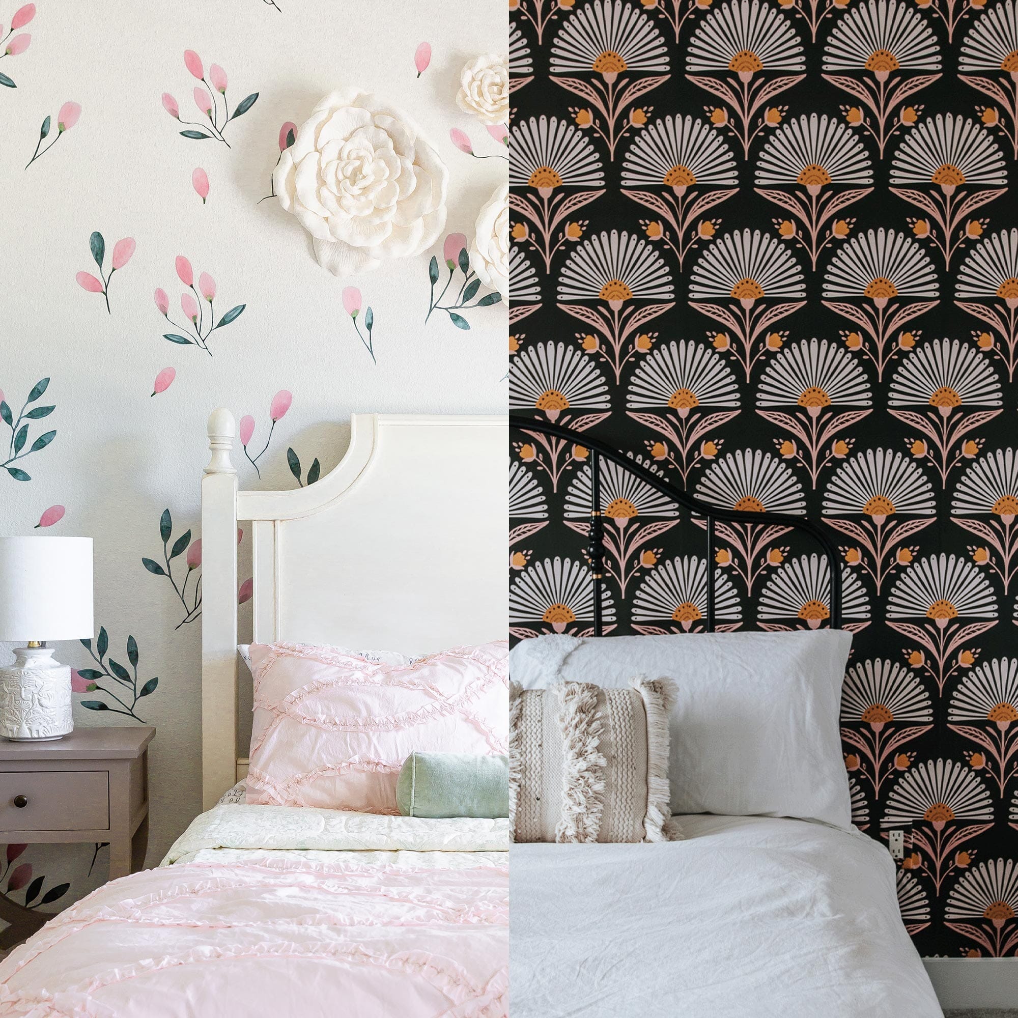 Floral Wall Decals vs. Floral Wallpaper: Which One Suits Your Space Best?