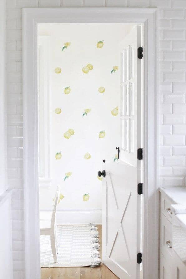Lemon Wall Decals for a Bright Kids Playroom