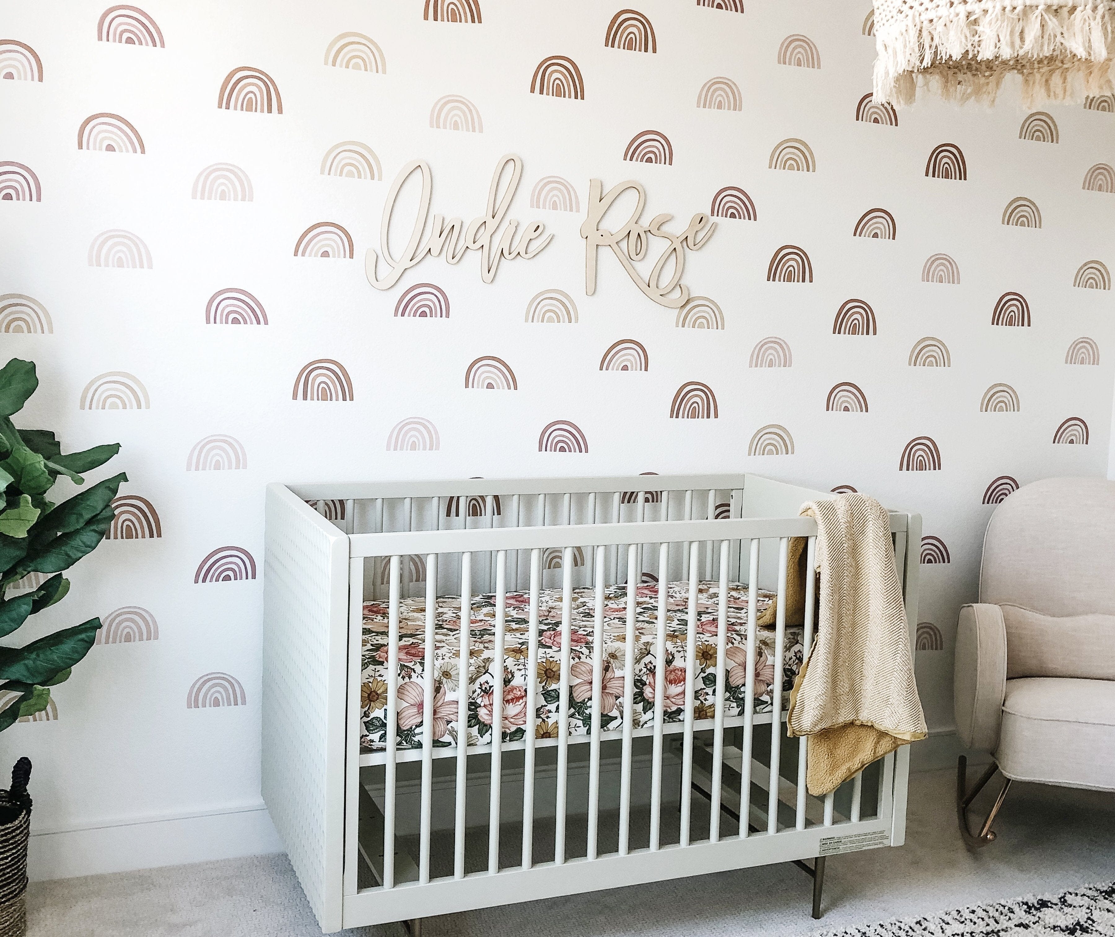 Rainbow Wall Decals for a Soft and Playful Nursery