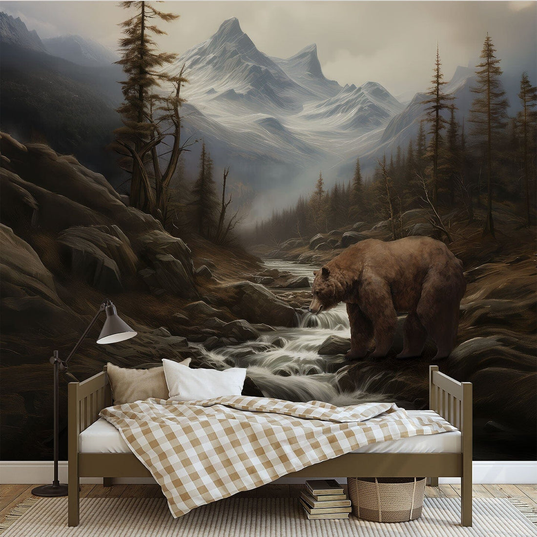 Bear Wall Mural Murals Urbanwalls