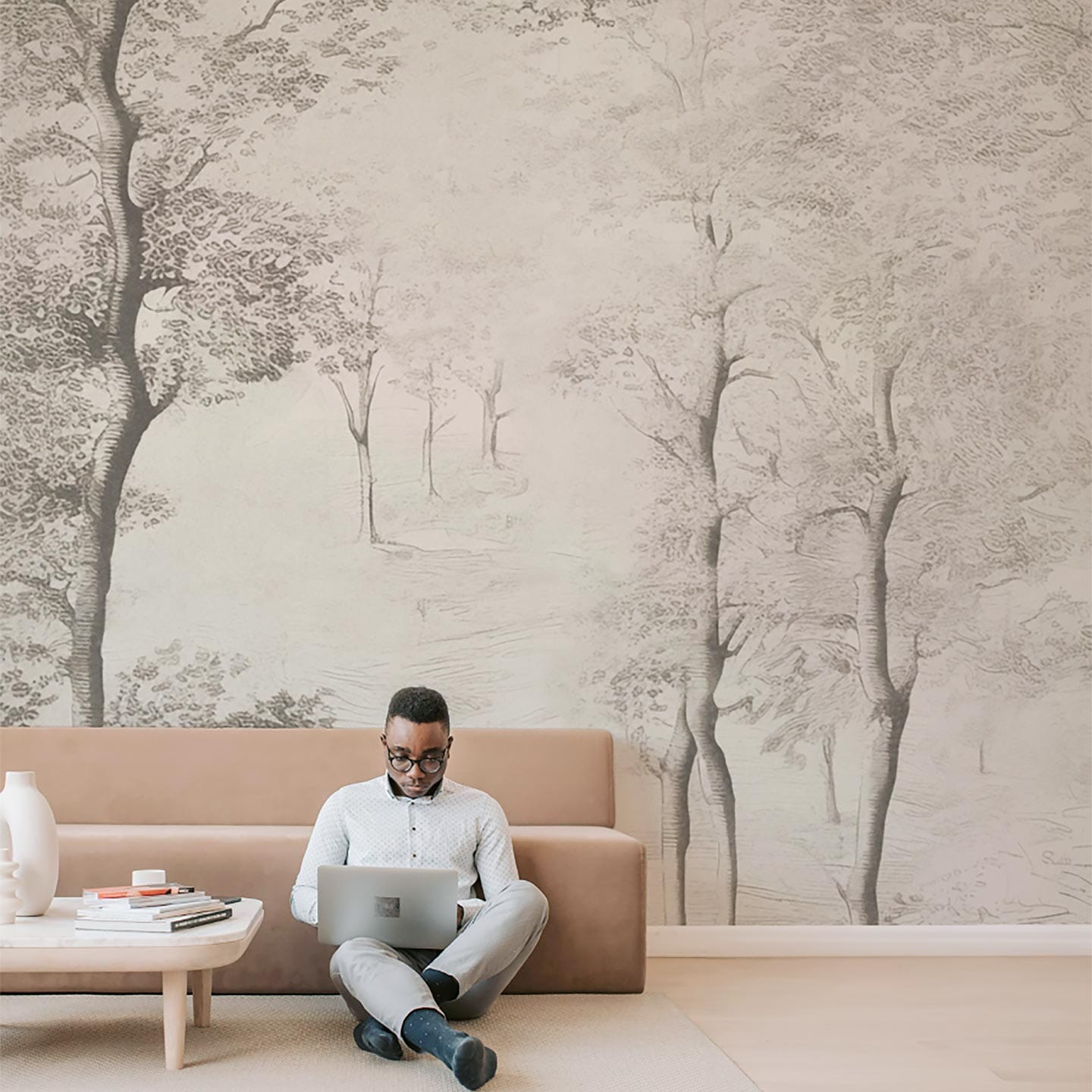 Birch Tree Wall Mural Murals Urbanwalls