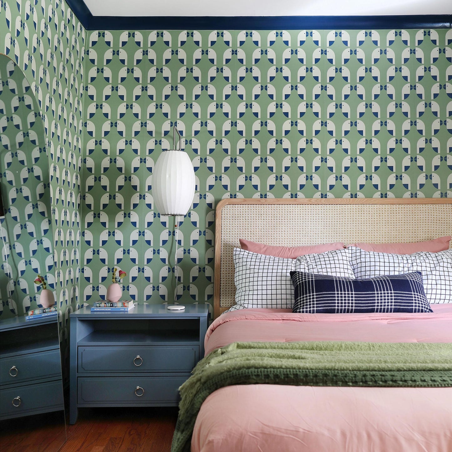 Birds of a Feather Wallpaper Wallpaper Sunny Circle Studio