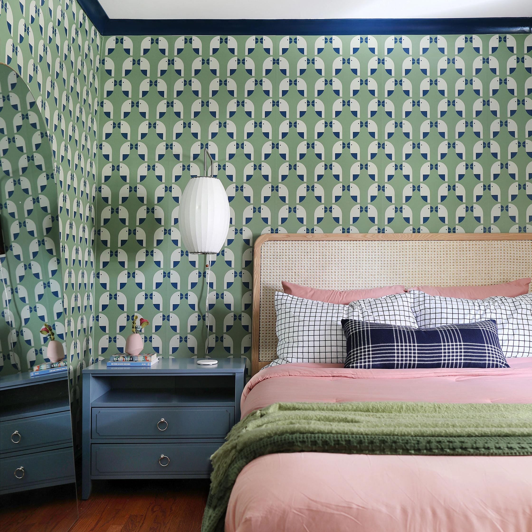Birds of a Feather Wallpaper Wallpaper Sunny Circle Studio