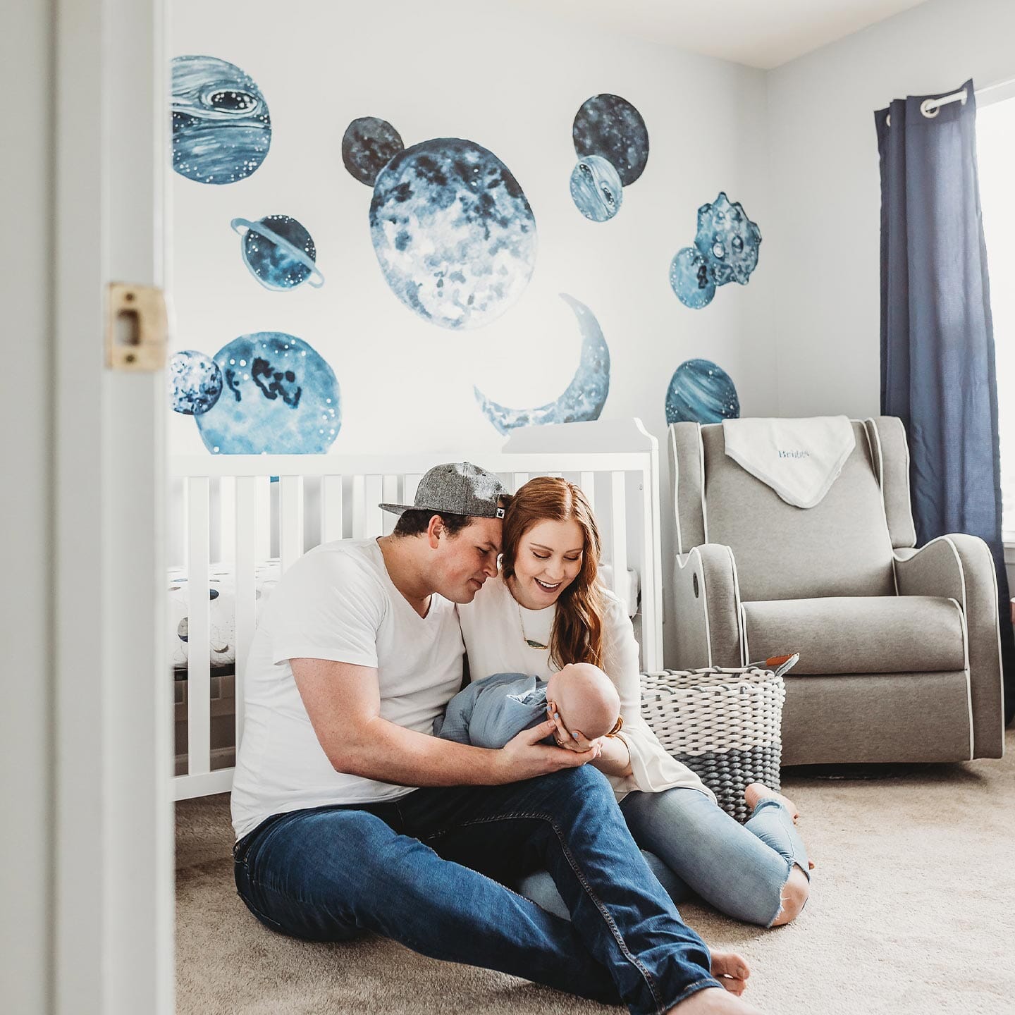 Blue Planets Wall Decals Decals Urbanwalls