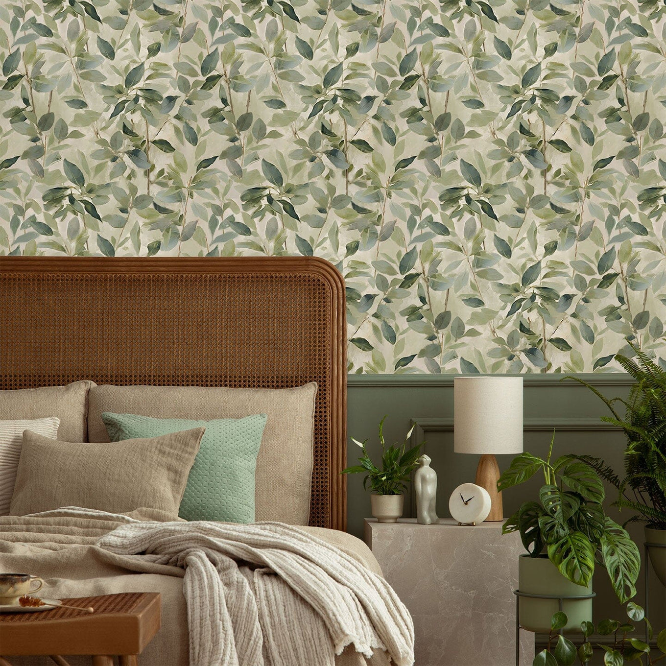 Botanical Bliss Wallpaper Wallpaper Urbanwalls