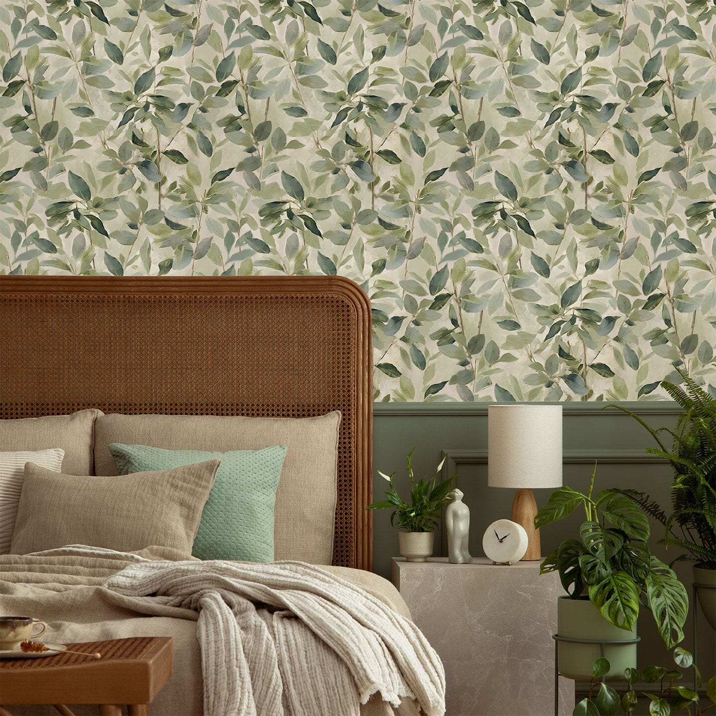 Botanical Bliss Wallpaper Wallpaper Urbanwalls