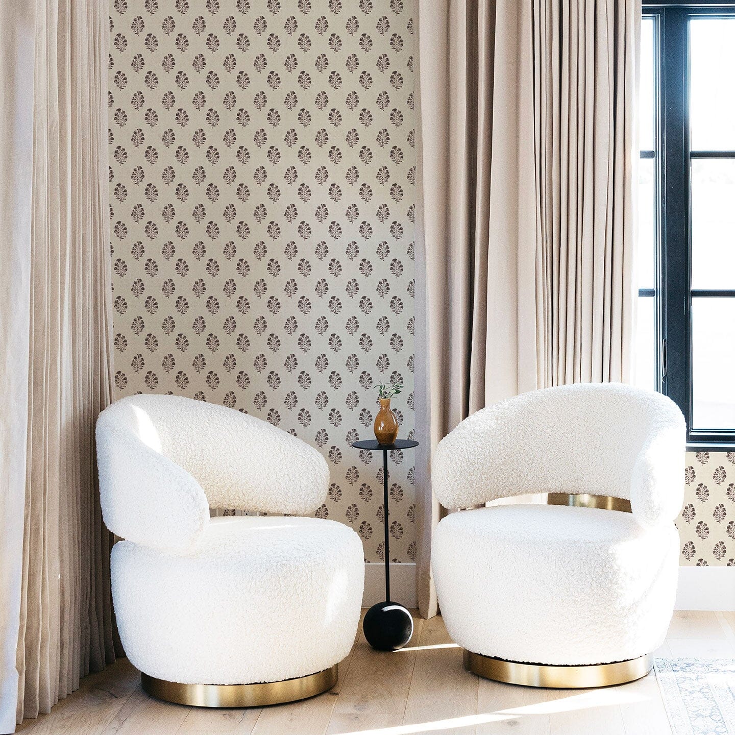 Botanical Block Wallpaper Wallpaper Kristen Forgione