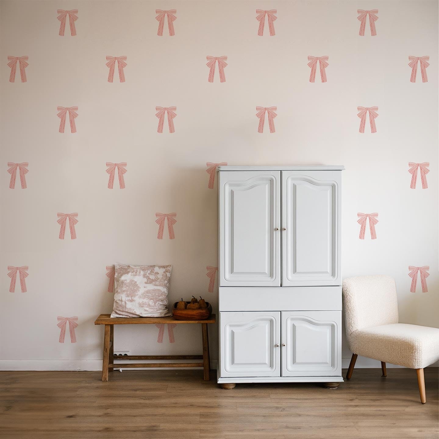 Bow Wall Decals Decals Urbanwalls Standard Wall Full Order Pink
