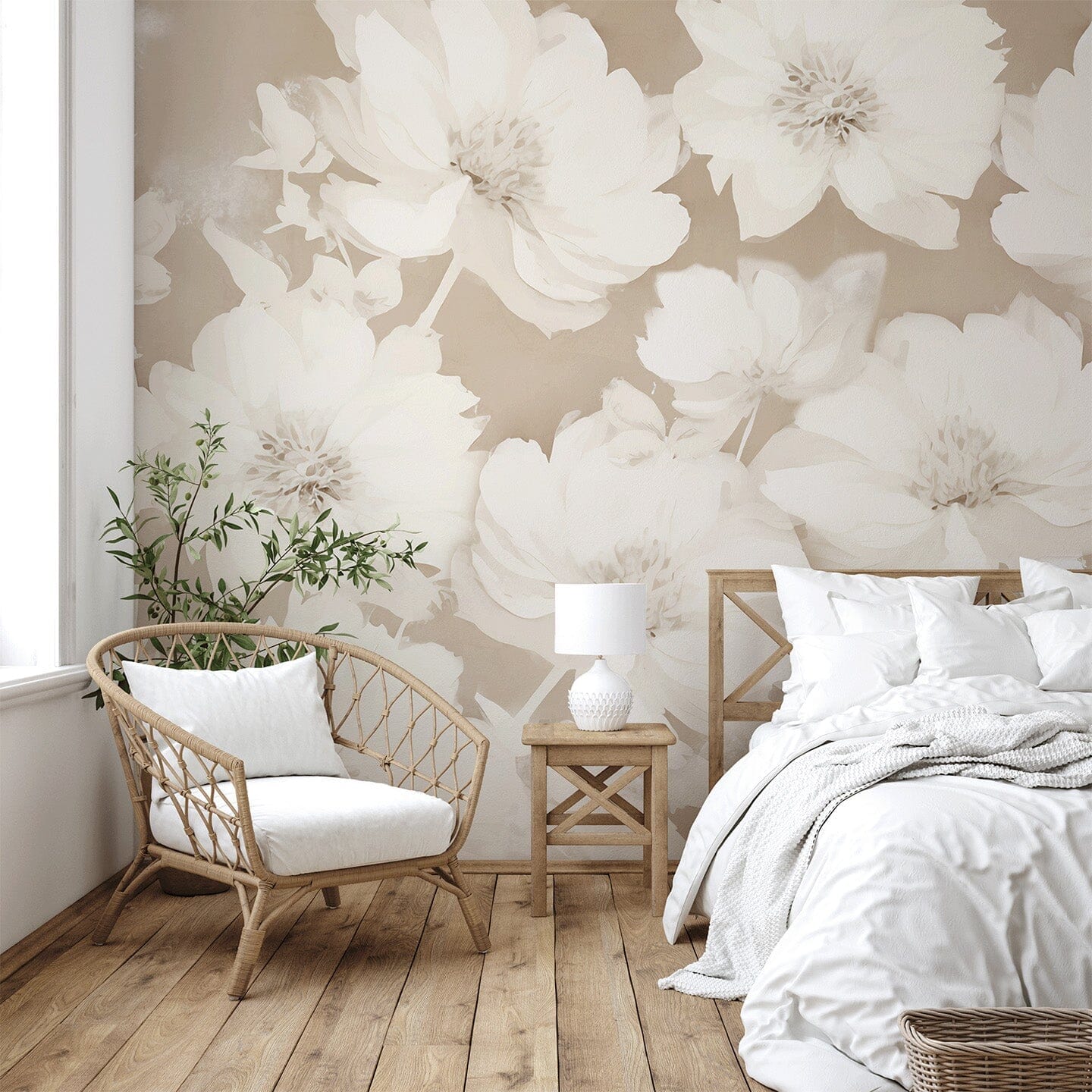 Chantilly Blossoms Wall Mural Murals Urbanwalls