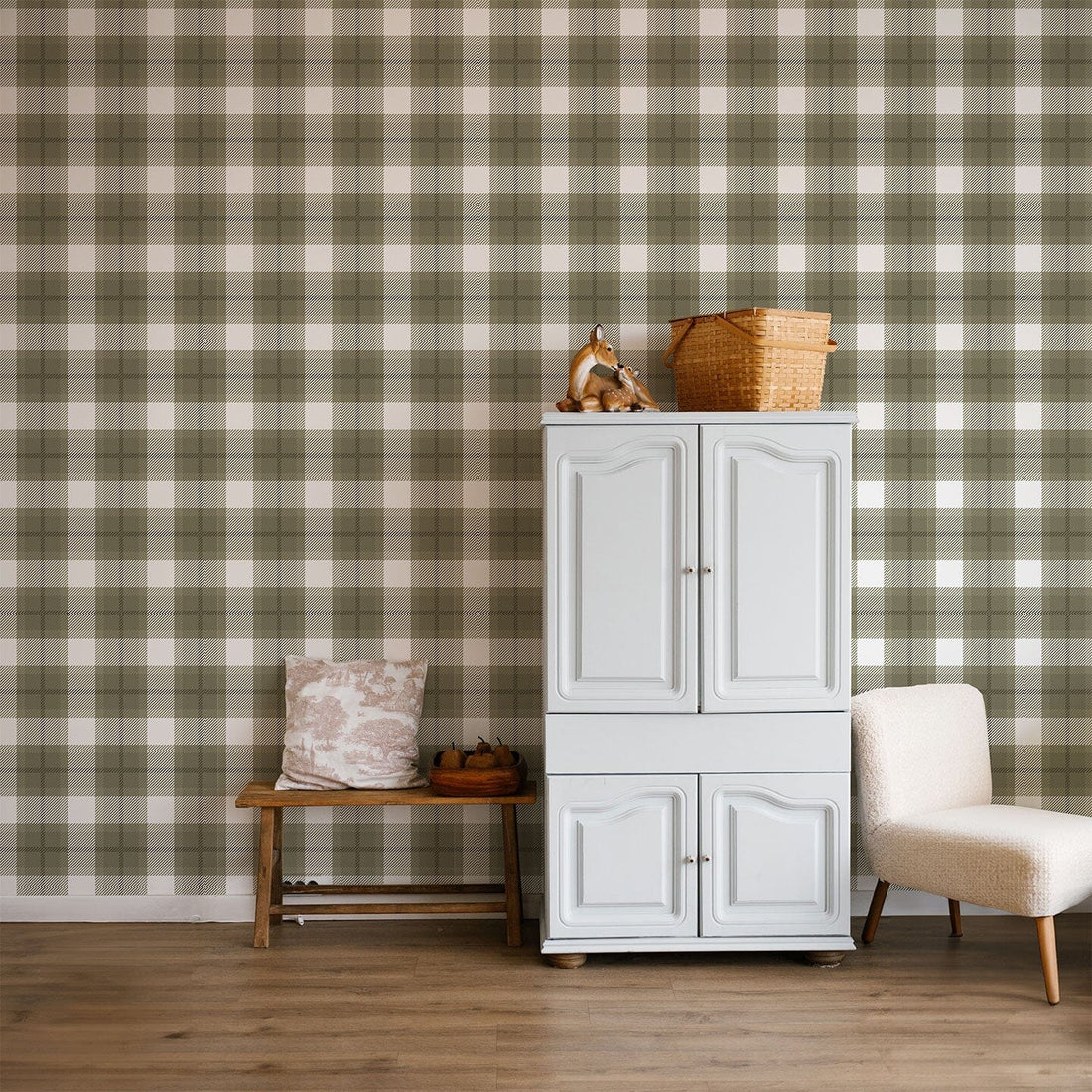 Checkered Charm Wallpaper Wallpaper Urbanwalls