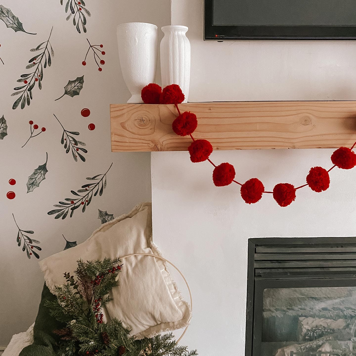 Christmas Holly Wall Decals Decals Urbanwalls