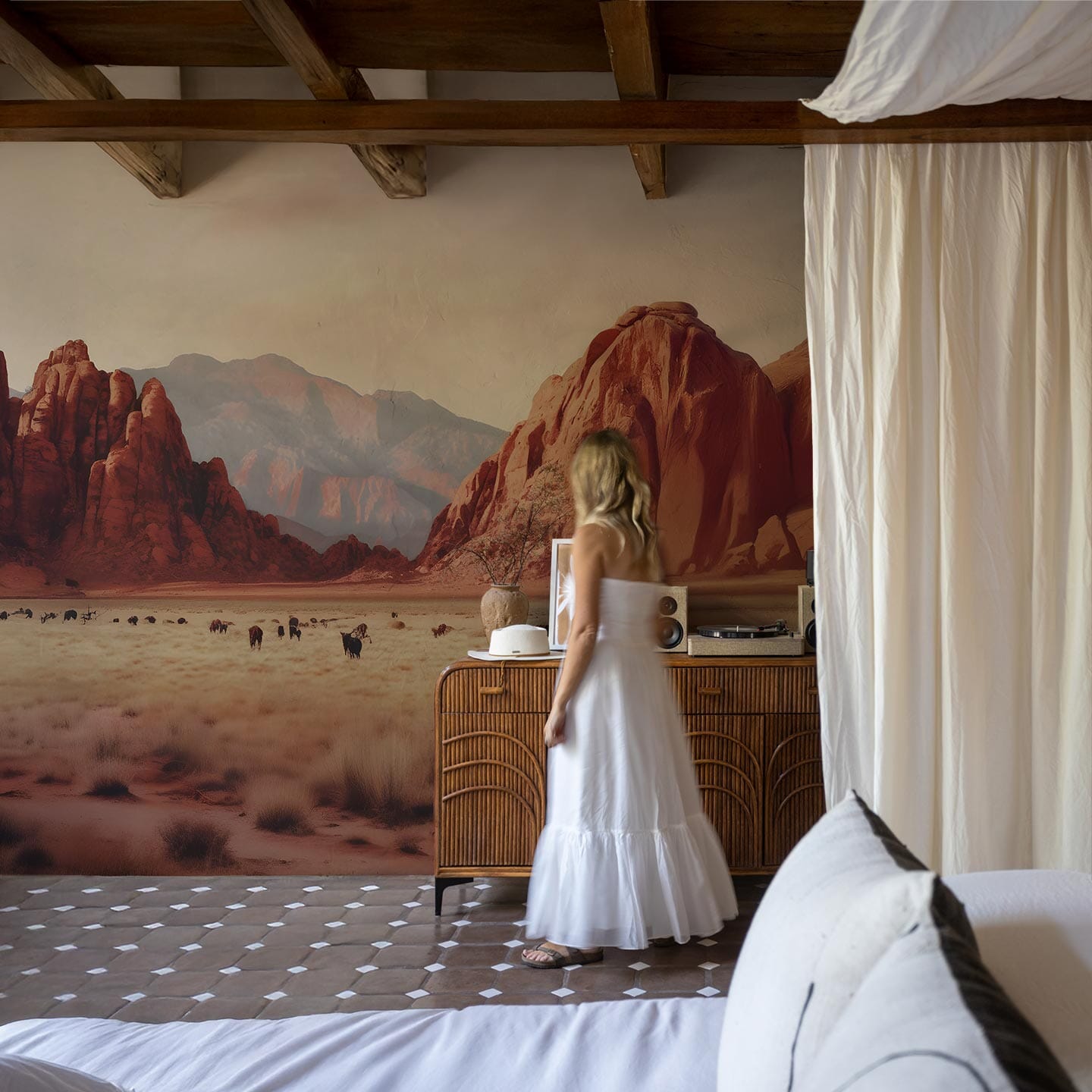 Desert Landscape Wall Mural Murals Urbanwalls