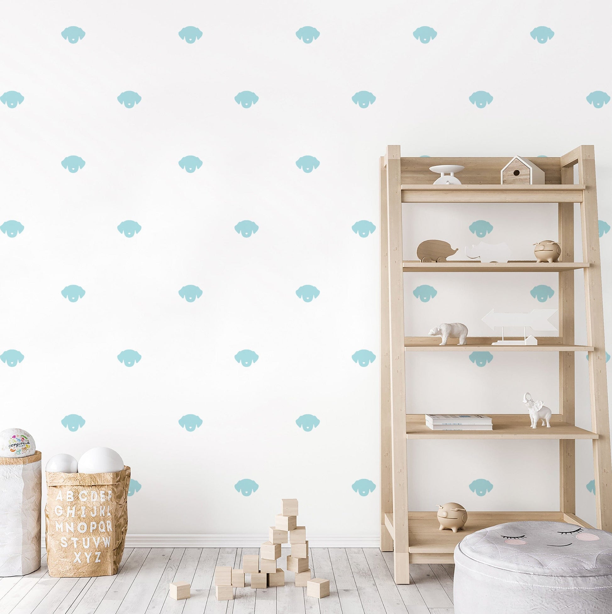 Dog Wall Decals Decals Urbanwalls Baby Blue