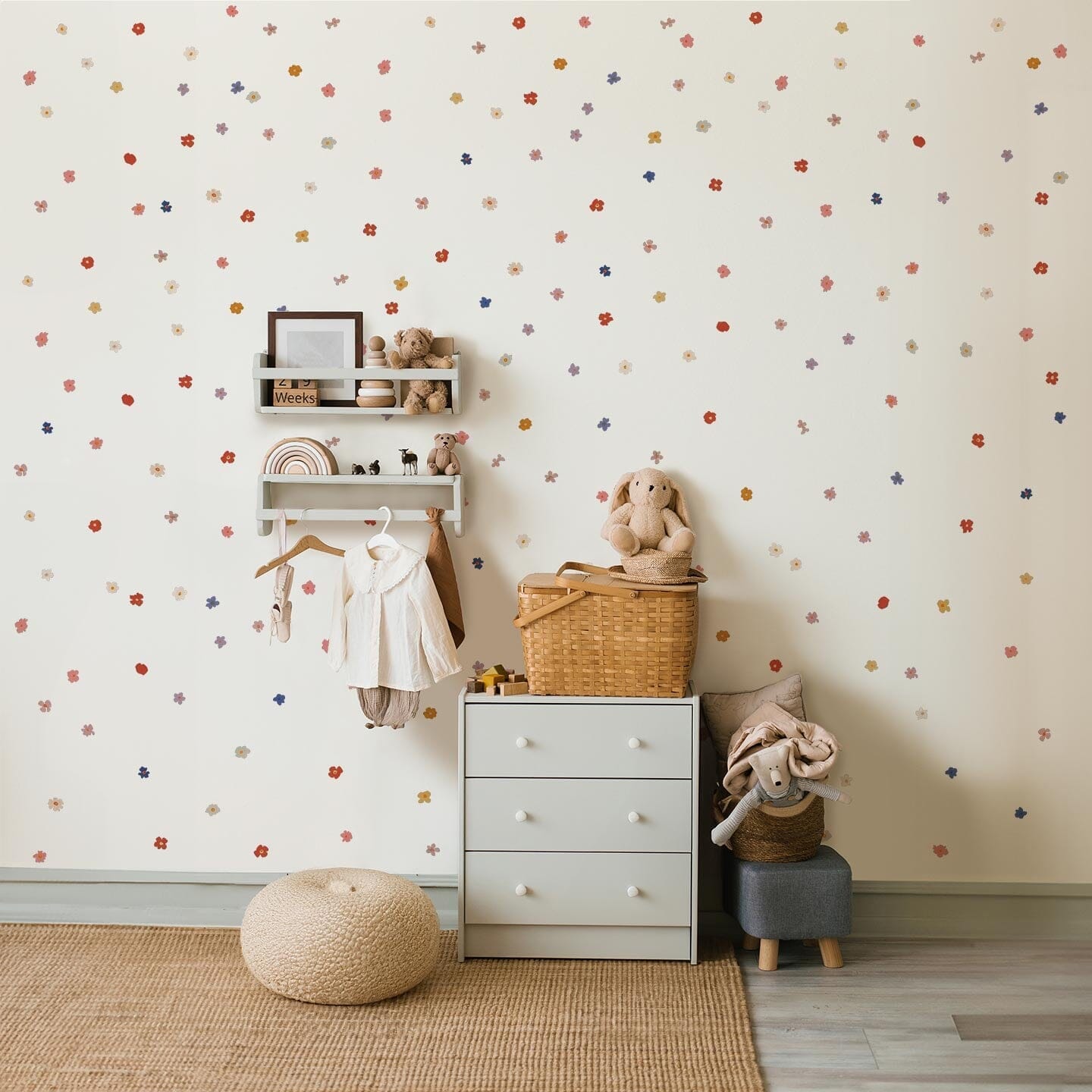 Floral Harmony Wall Decals Decals Urbanwalls