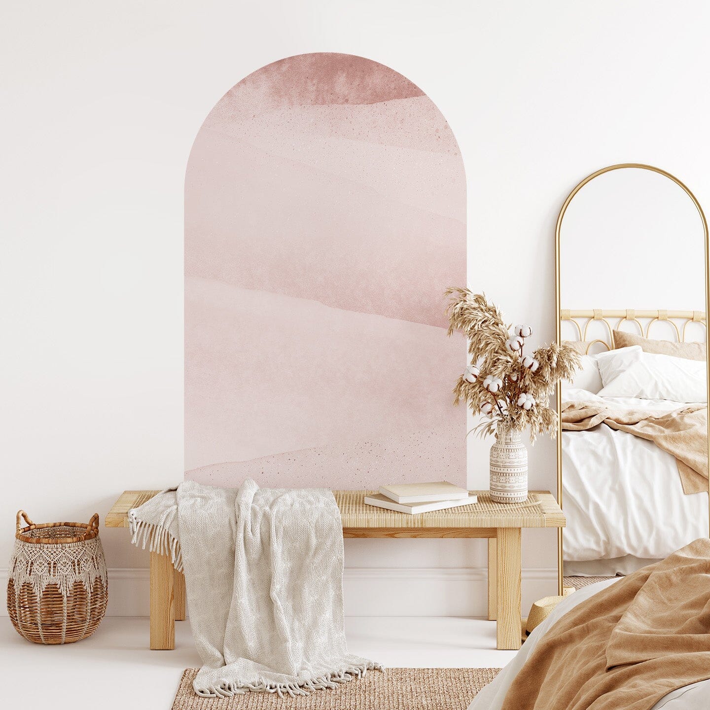 Gemstone Arch Wall Decal Decals Urbanwalls Standard Wall Full Order Rose Quartz