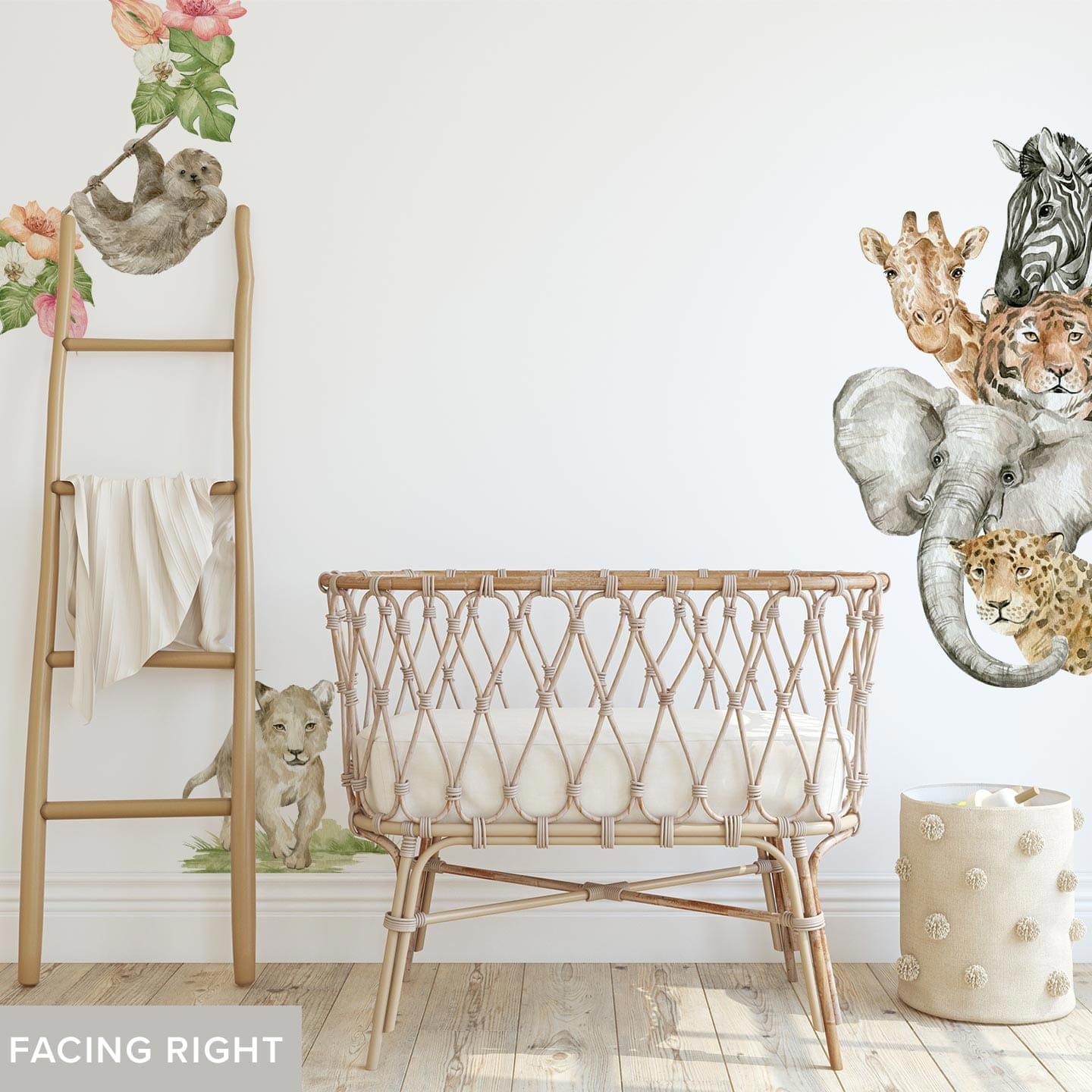 Jungle Animal Door Decal Decals Urbanwalls