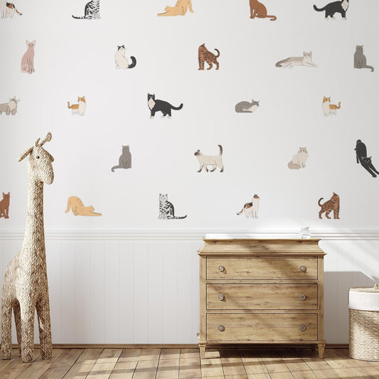 Kitty Cat Wall Decals Decals Urbanwalls 