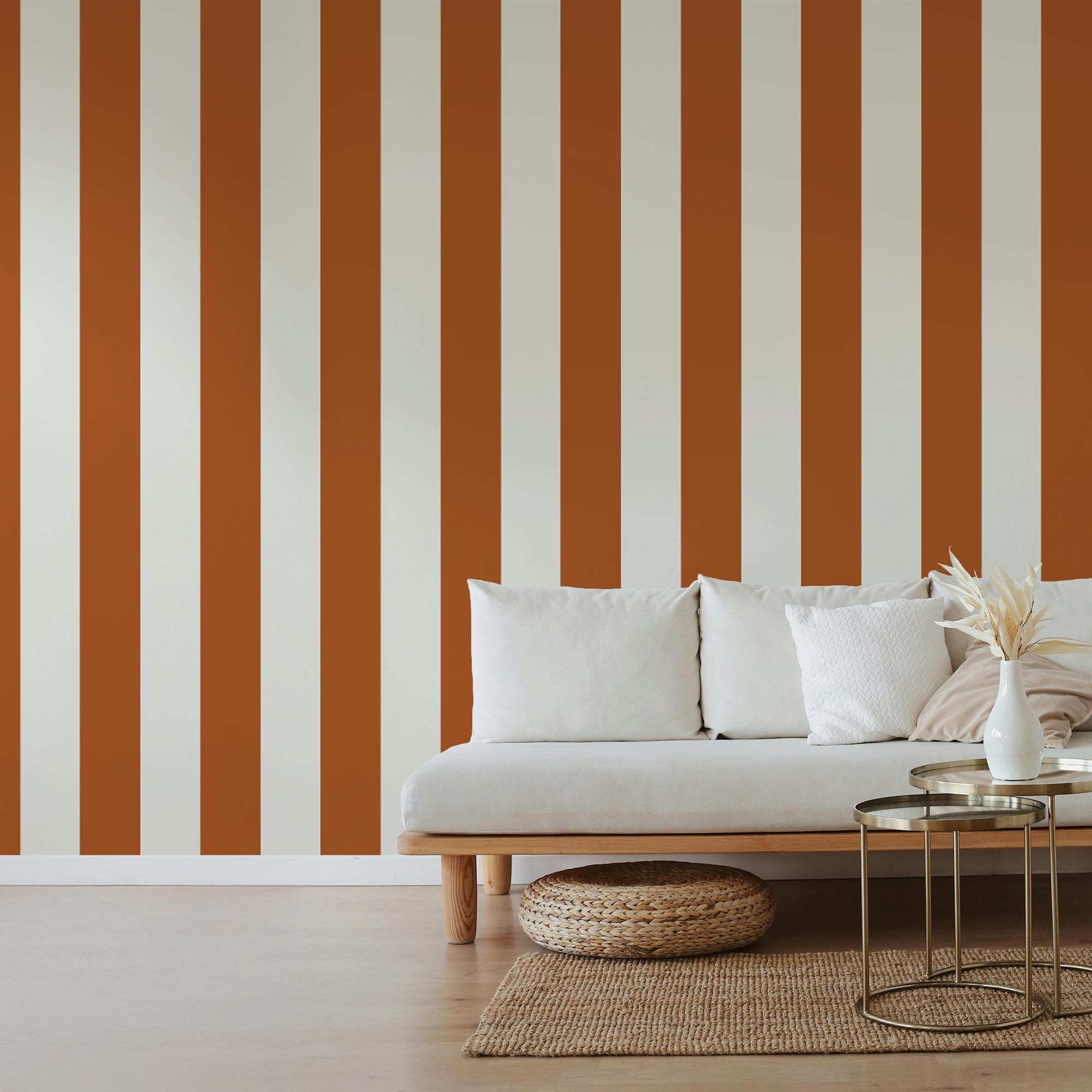 Large Stripe Wallpaper Wallpaper Monika Hibbs