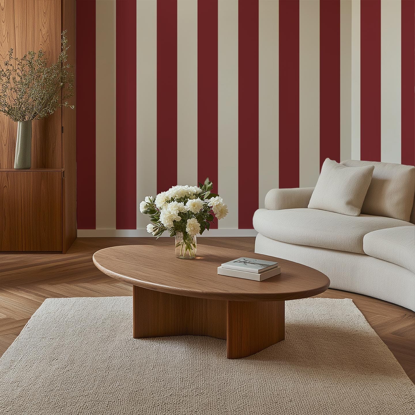 Large Stripe Wallpaper Wallpaper Monika Hibbs