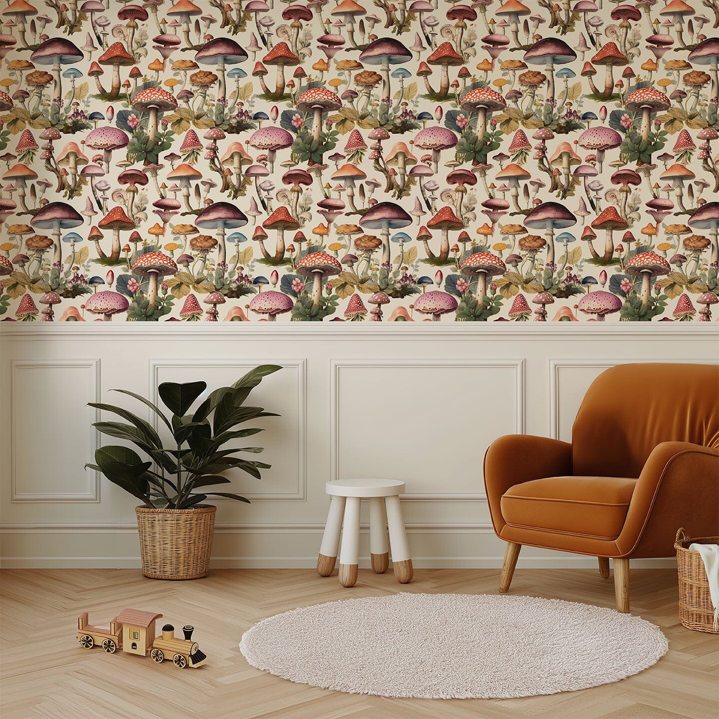 Mushroom Wallpaper Wallpaper Urbanwalls