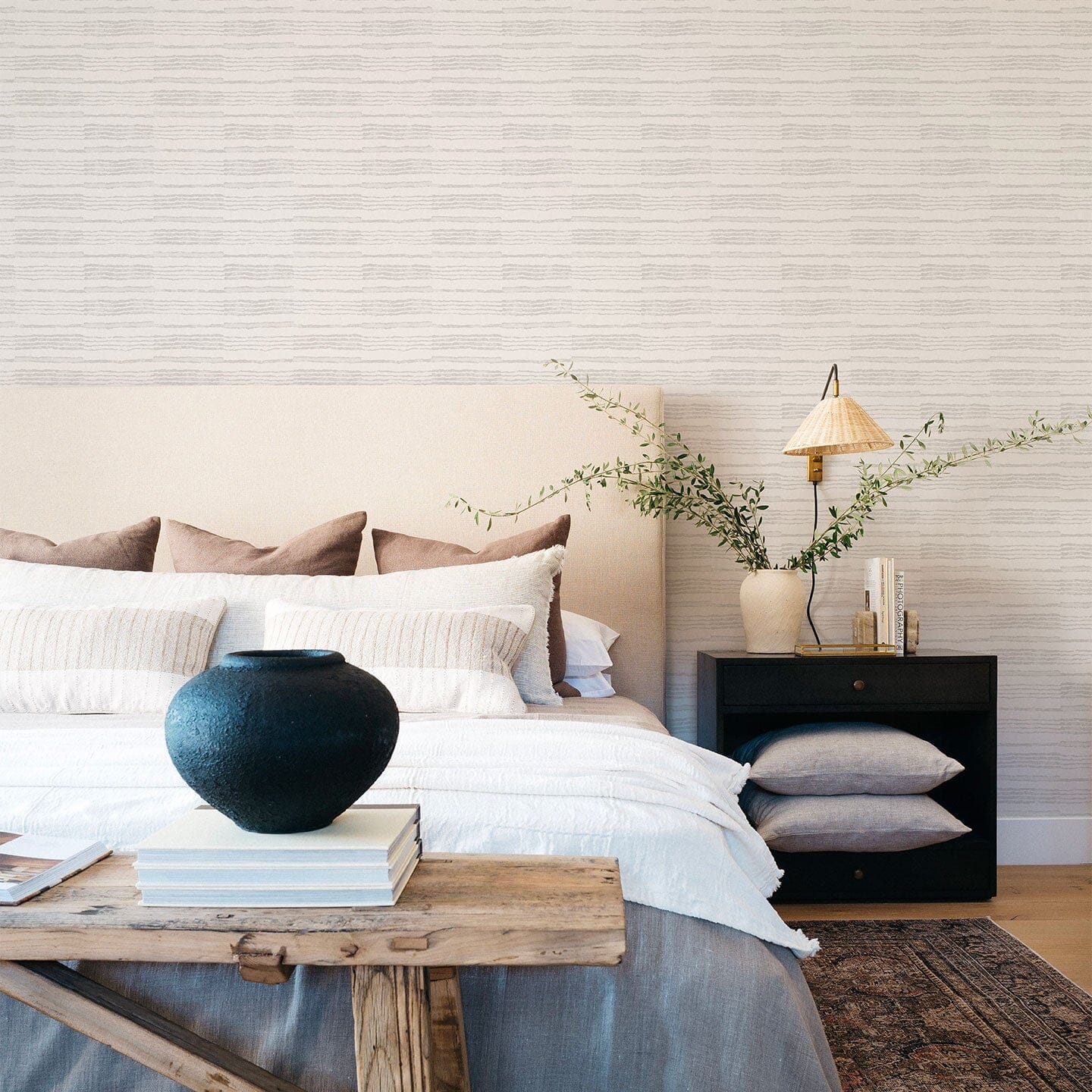 Organic Checker Wallpaper Wallpaper Kristen Forgione