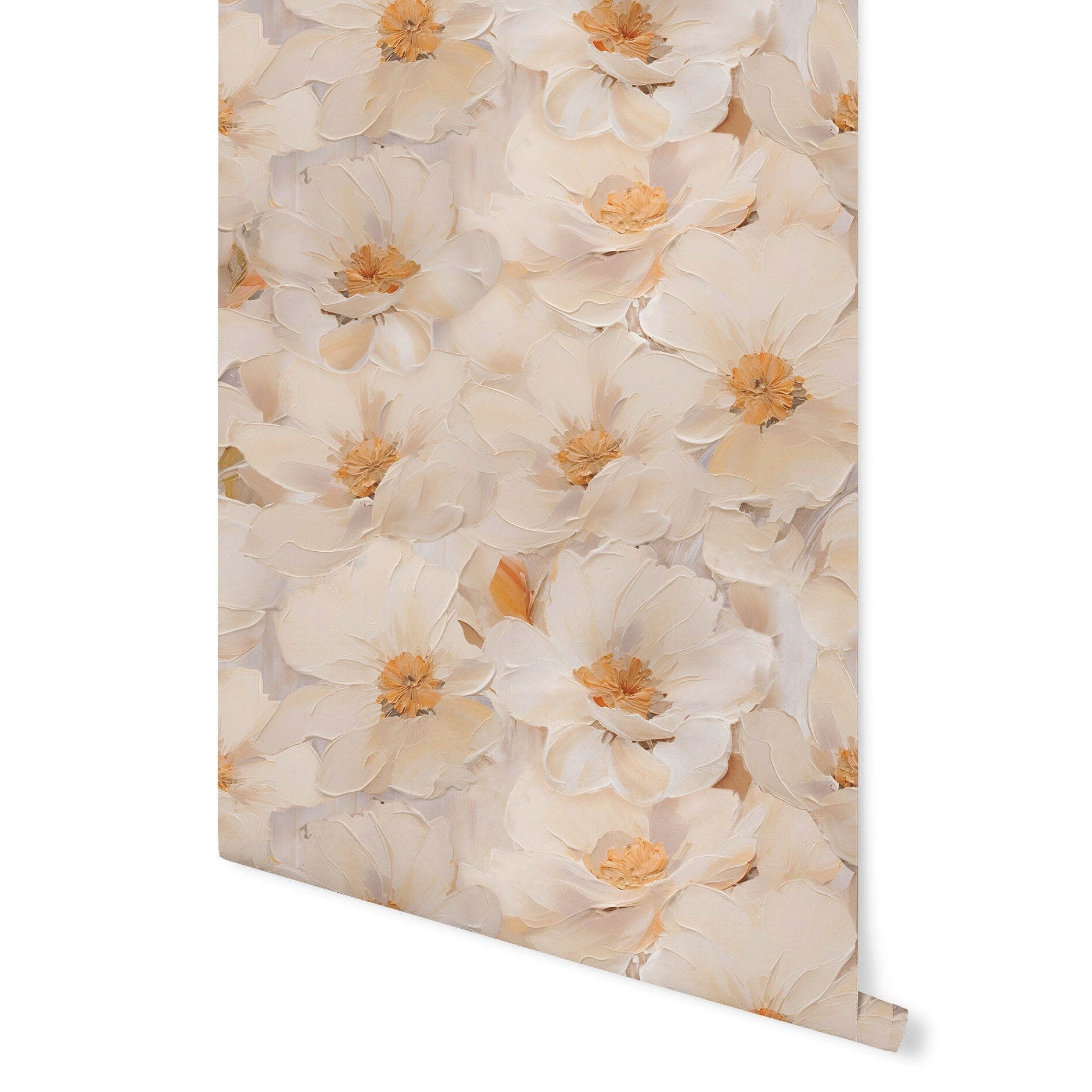 Painted Petals Wallpaper Wallpaper Urbanwalls