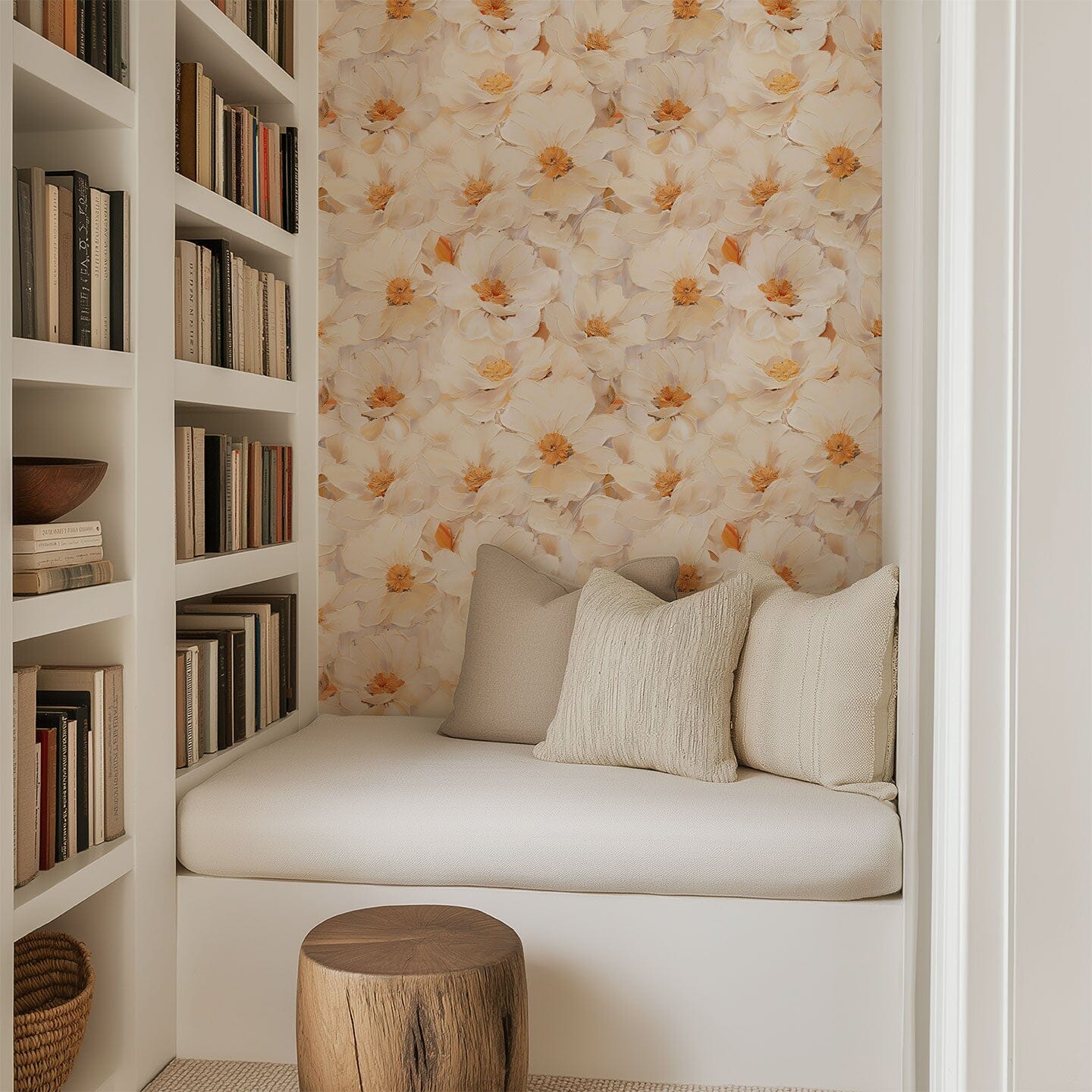 Painted Petals Wallpaper Wallpaper Urbanwalls