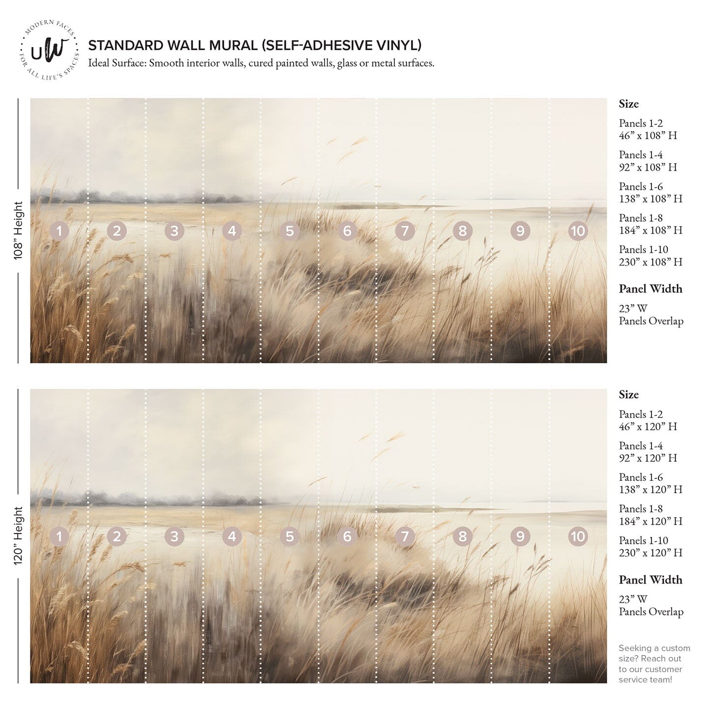 Pampas Breeze Wall Mural Murals Kristen Forgione