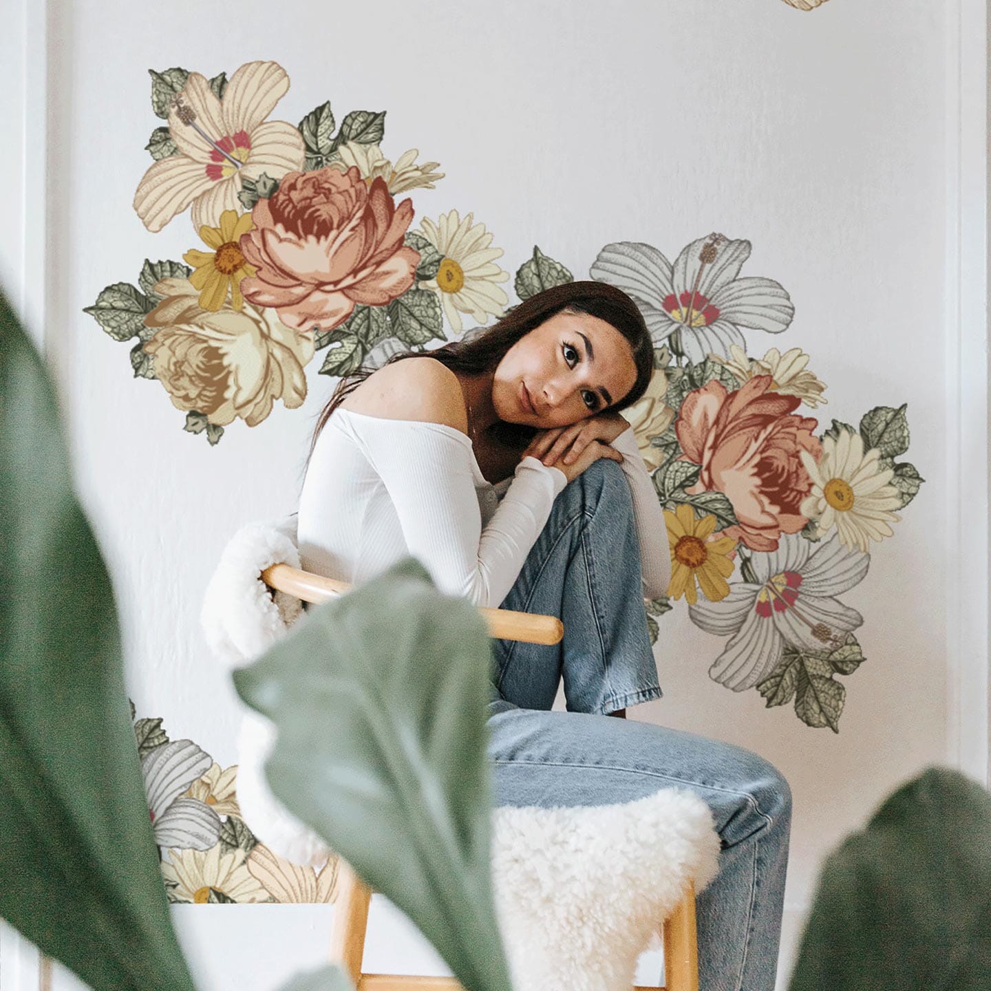 Prairie Floral Wall Decals Decals Urbanwalls
