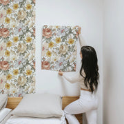 Prairie Floral Wallpaper Wallpaper Urbanwalls