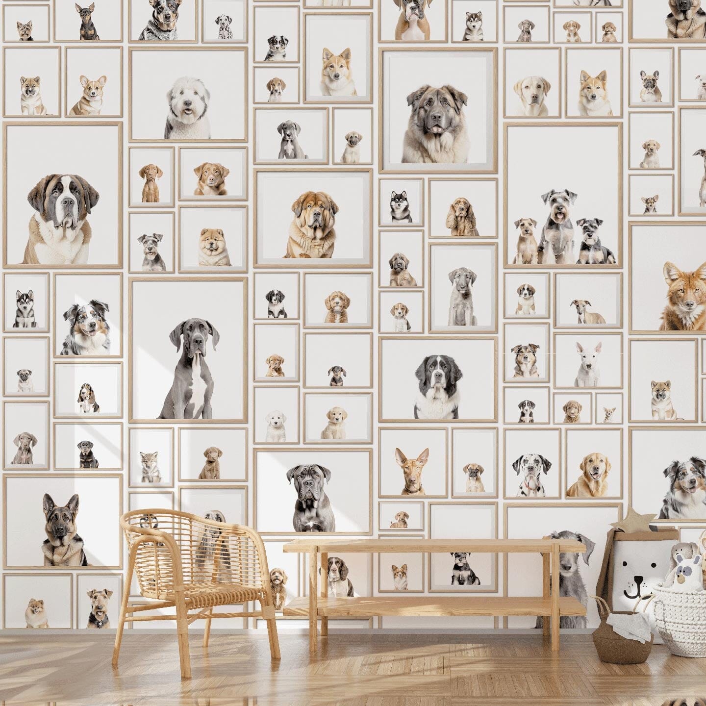 Puppy Love Wallpaper Murals Urbanwalls