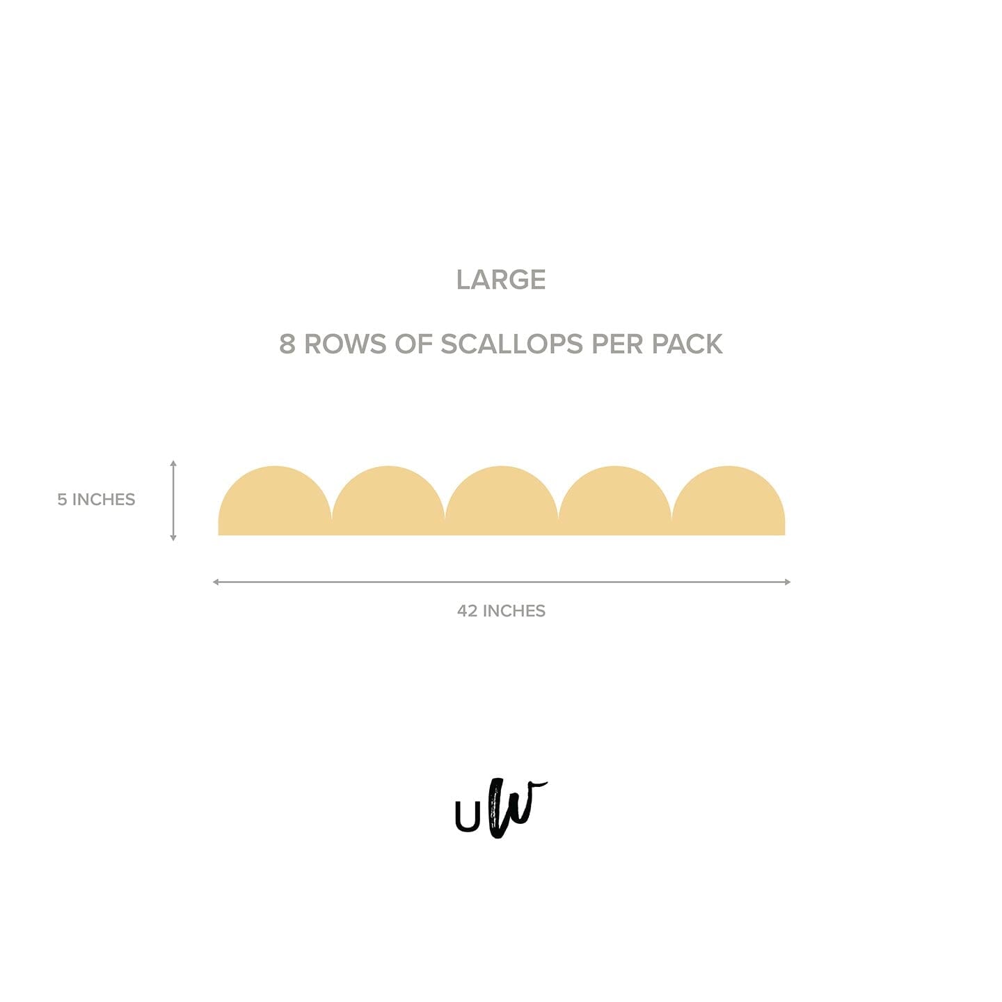 Scalloped Border Wall Decal Decals Urbanwalls