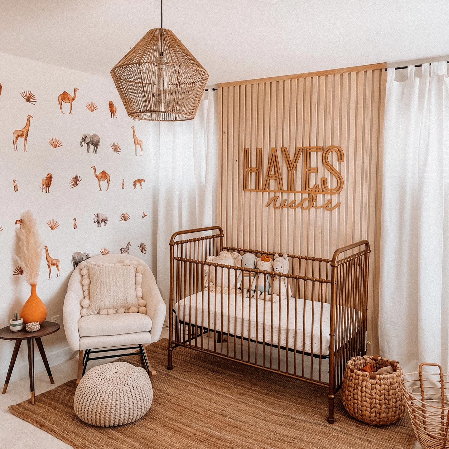 Summer Safari Animal Wall Decals Decals Urbanwalls