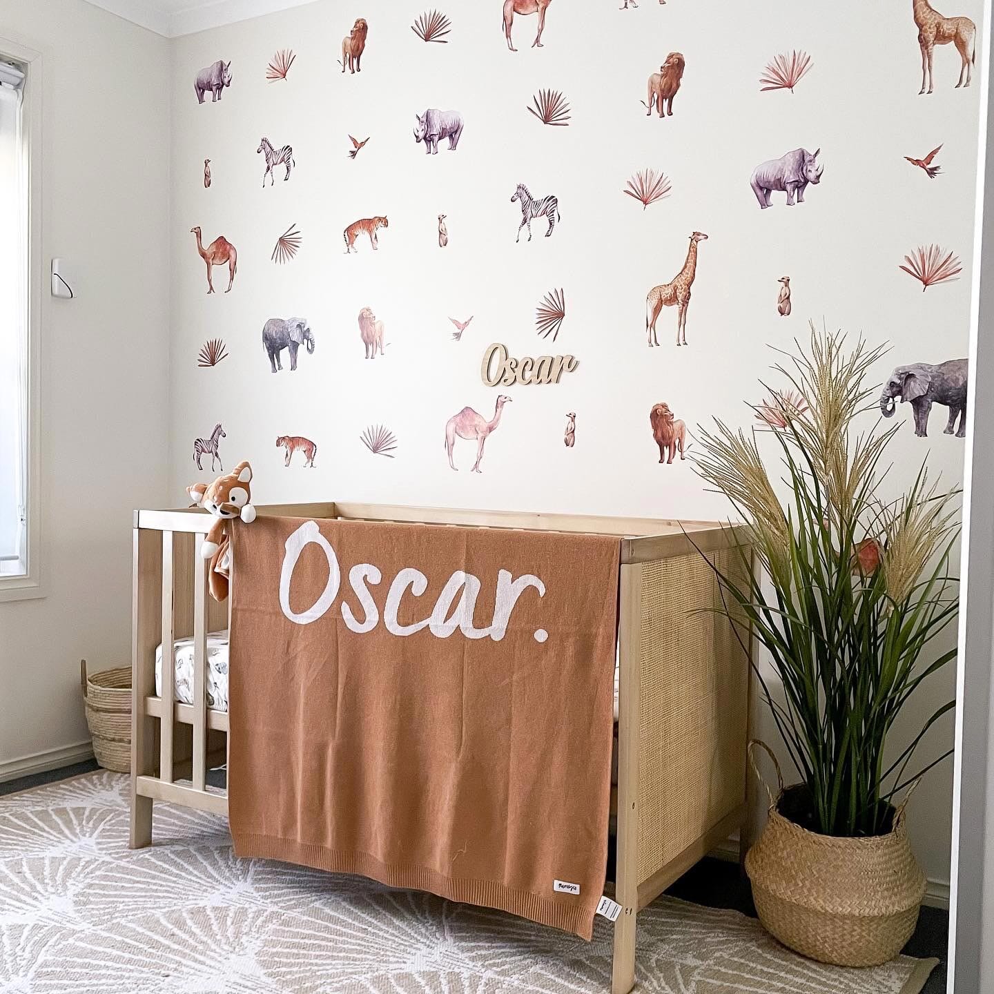 Summer Safari Animal Wall Decals Decals Urbanwalls