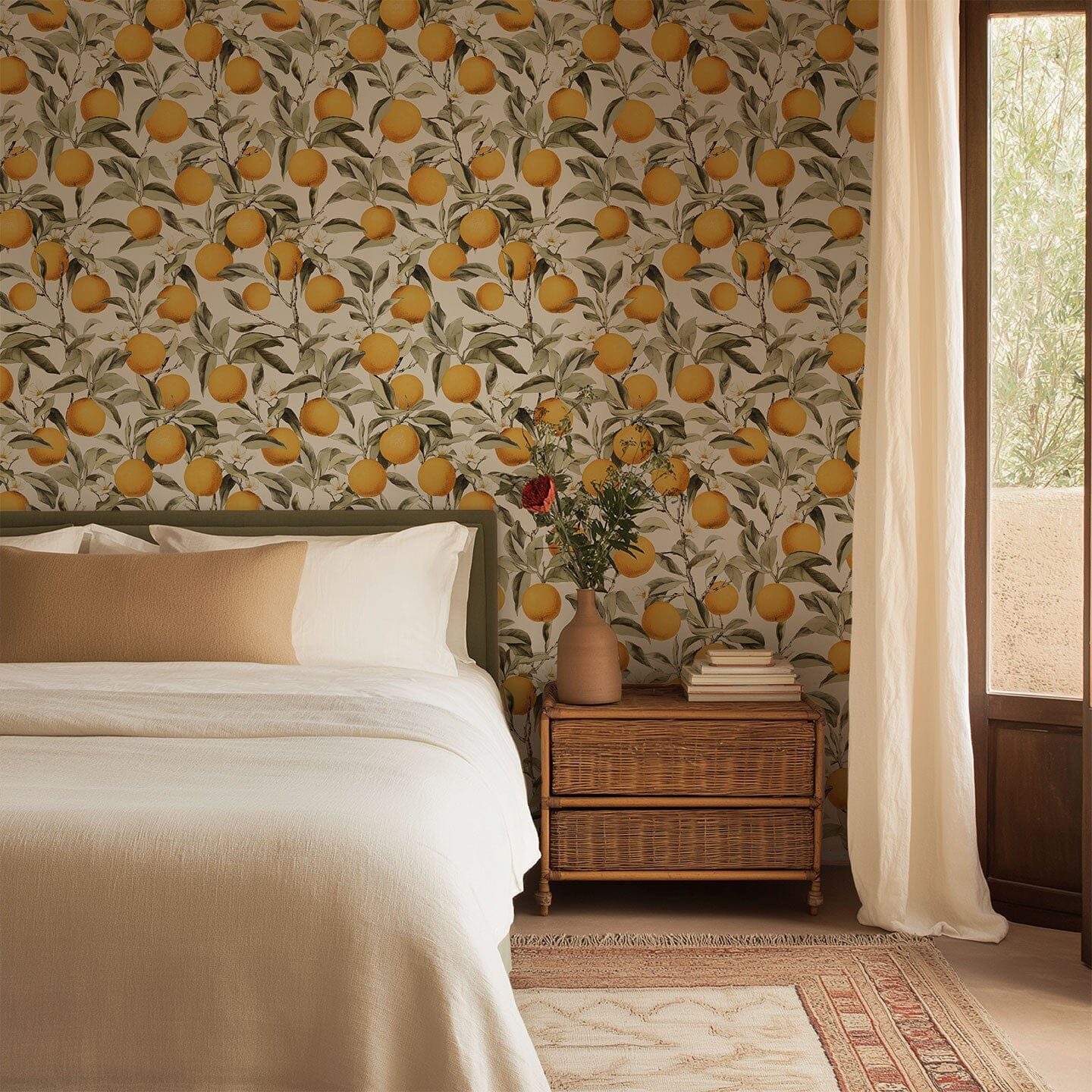 Tangerine Wallpaper Wallpaper Urbanwalls
