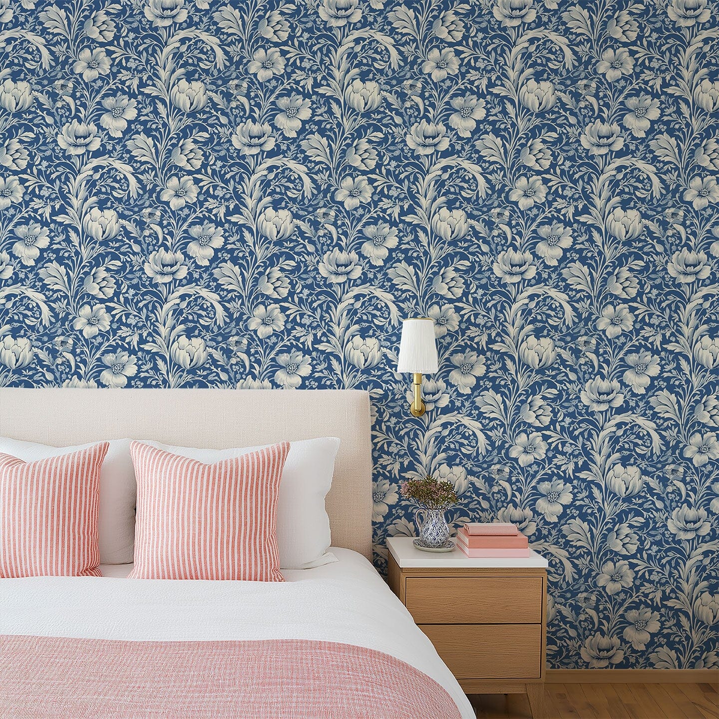 Velvet Blooms Wallpaper Wallpaper Urbanwalls