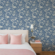 Velvet Blooms Wallpaper Wallpaper Urbanwalls