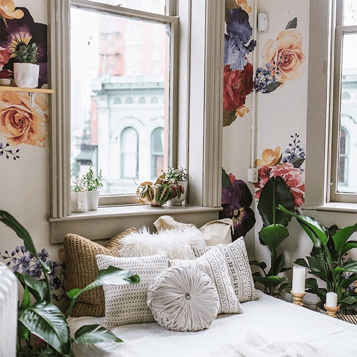 Vintage Floral Wall Decals Decals Urbanwalls