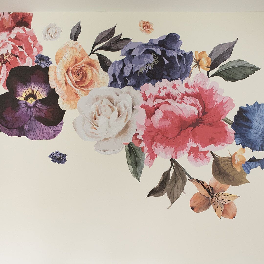 Vintage Floral Wall Decals Decals Urbanwalls