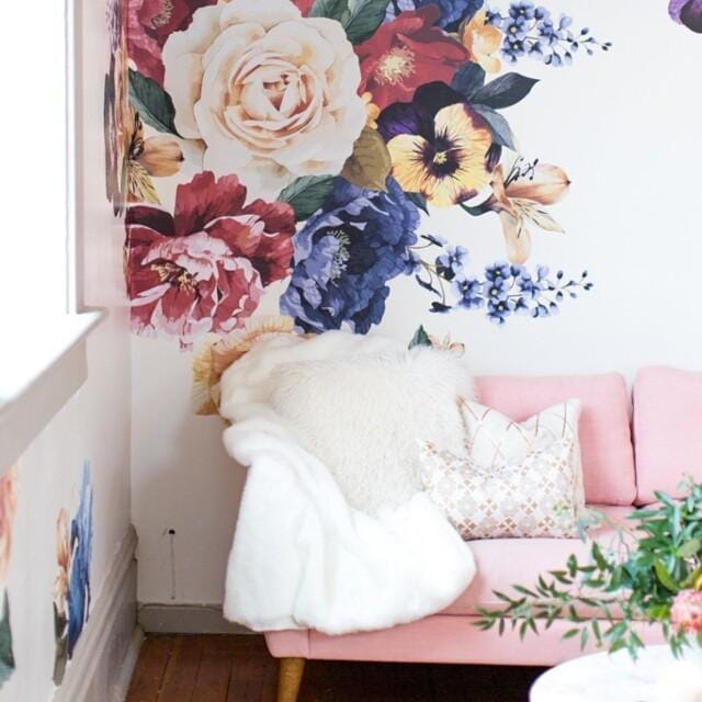 Vintage Floral Wall Decals Decals Urbanwalls