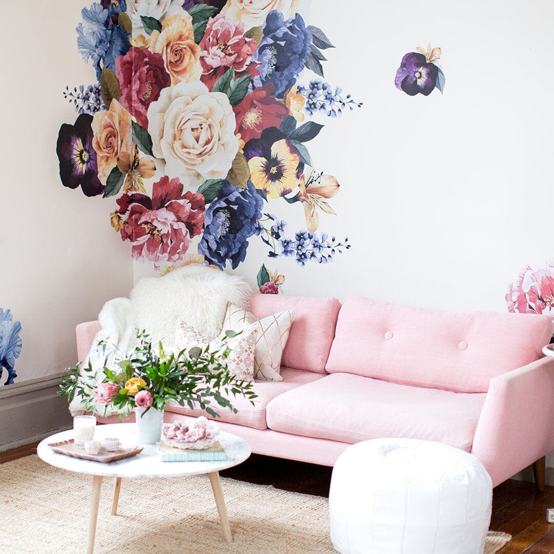 Vintage Floral Wall Decals Decals Urbanwalls