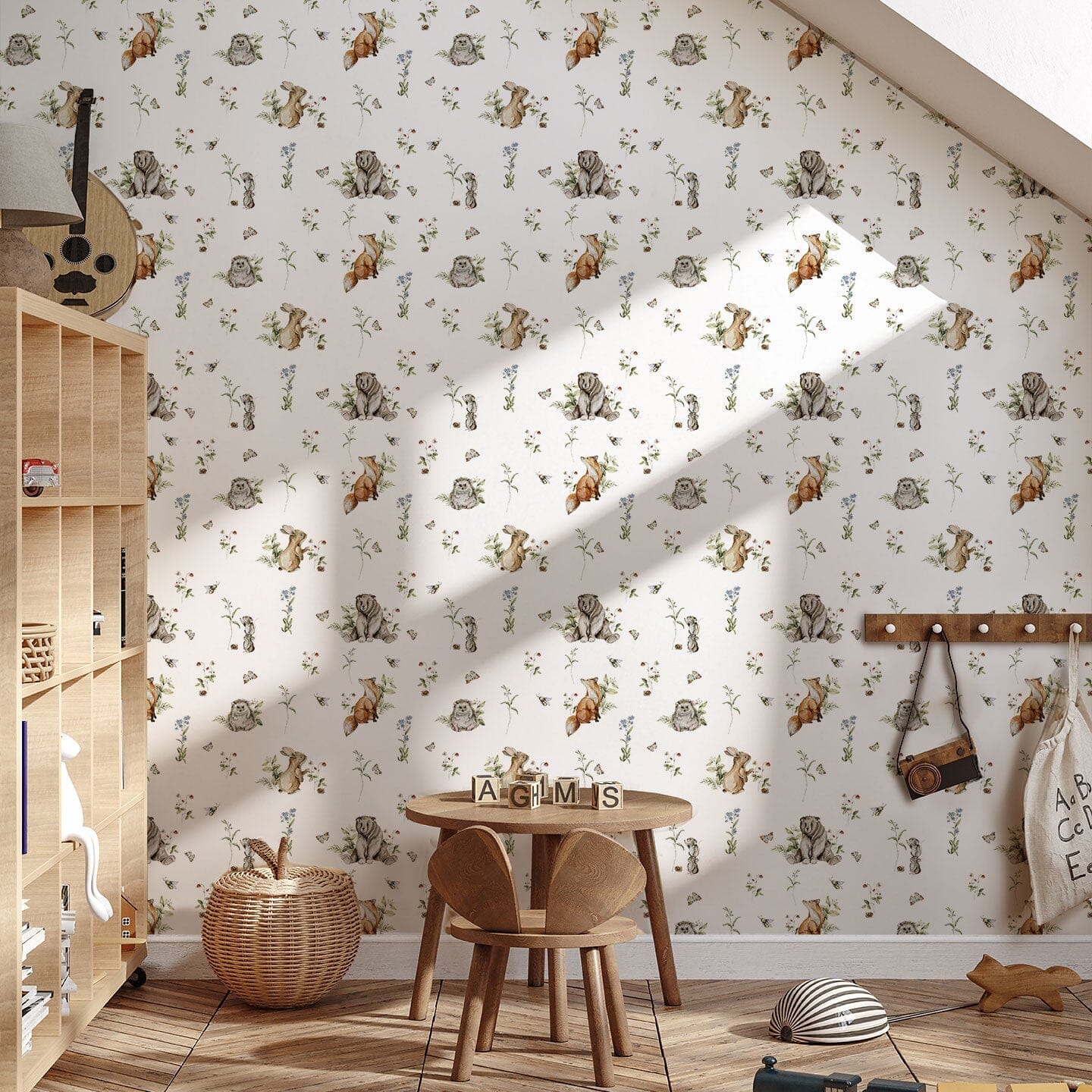 Woodland Animal Wallpaper Wallpaper Urbanwalls