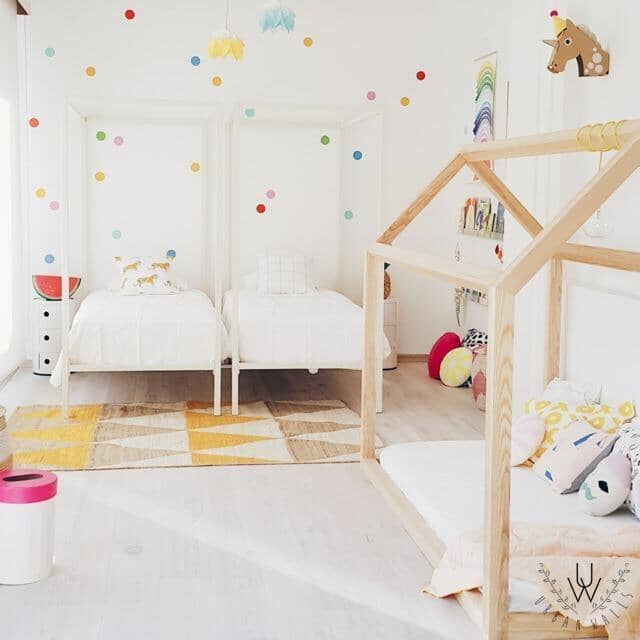 3 Inch Rainbow Confetti Dot Wall Decals Decals Urbanwalls