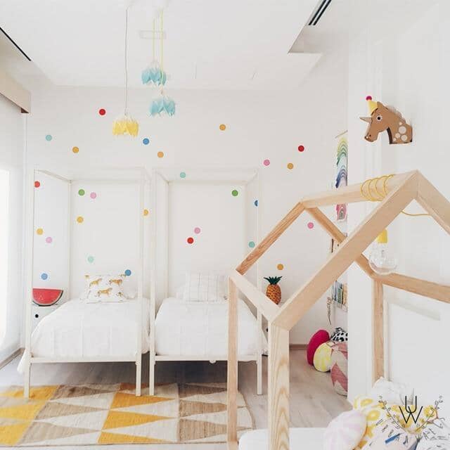 3 Inch Rainbow Confetti Dot Wall Decals Decals Urbanwalls Standard Wall