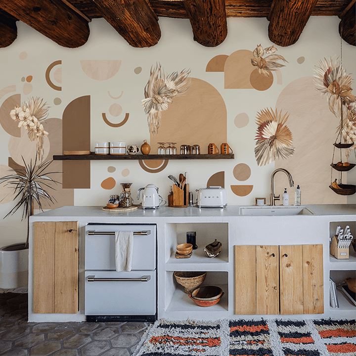 Abstract Bohemian Palms Wall Decals Decals Urbanwalls