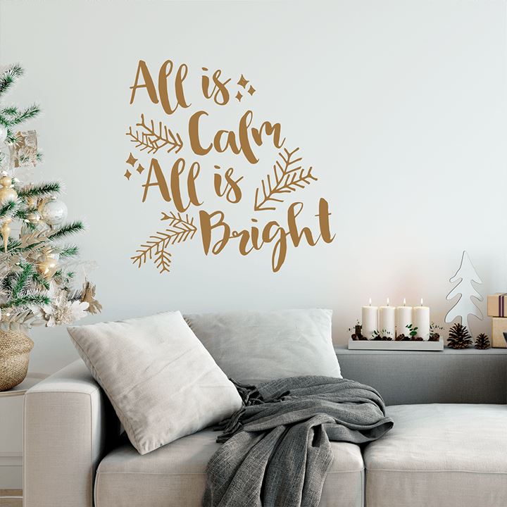 All Is Calm Wall Decal Decals Urbanwalls