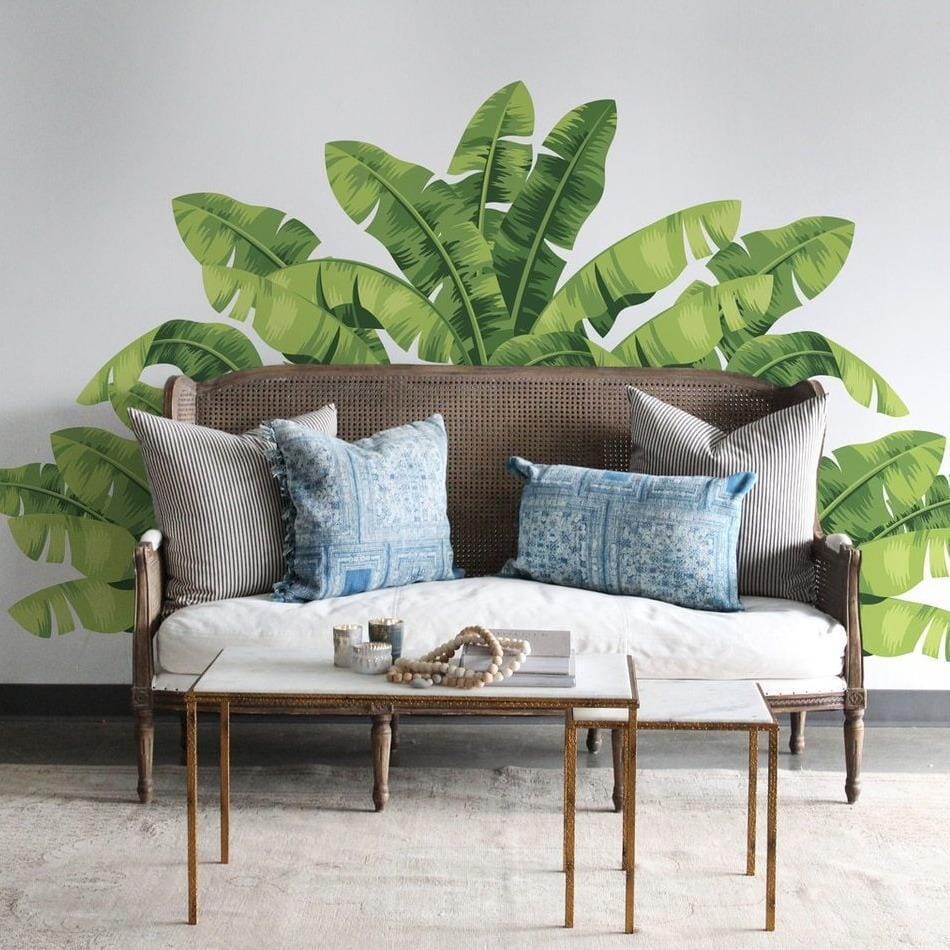 Banana Leaves Wall Decals Decals Urbanwalls