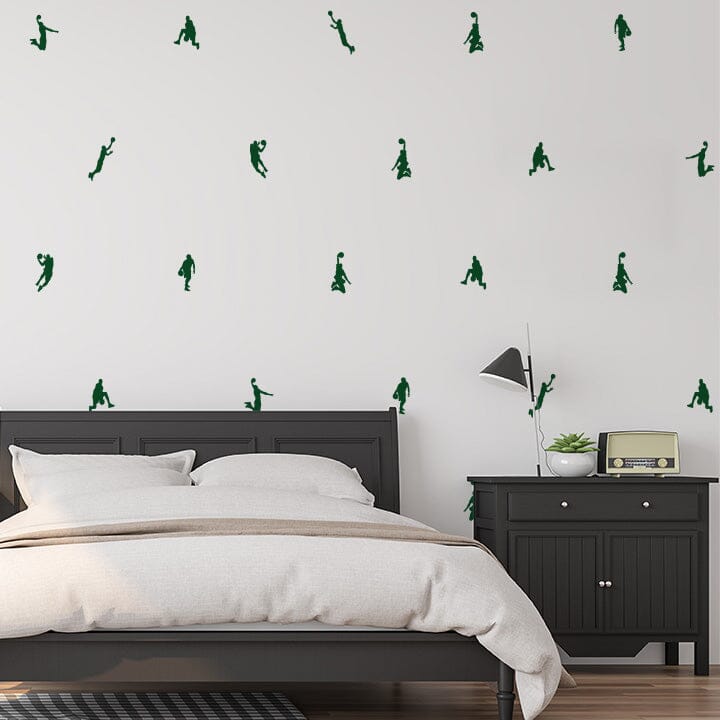 Basketball Wall Decals Decals Urbanwalls Dark Green
